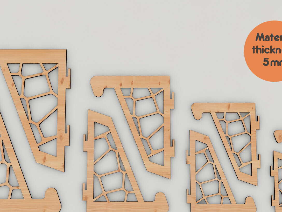 Intra απο ξύλο plywood 3mm-4mm πάχος Stand Easel Art - Lase Precision-Crafted Δίασταση 30x20 cm INTRAFABR-95613652 - Image 6