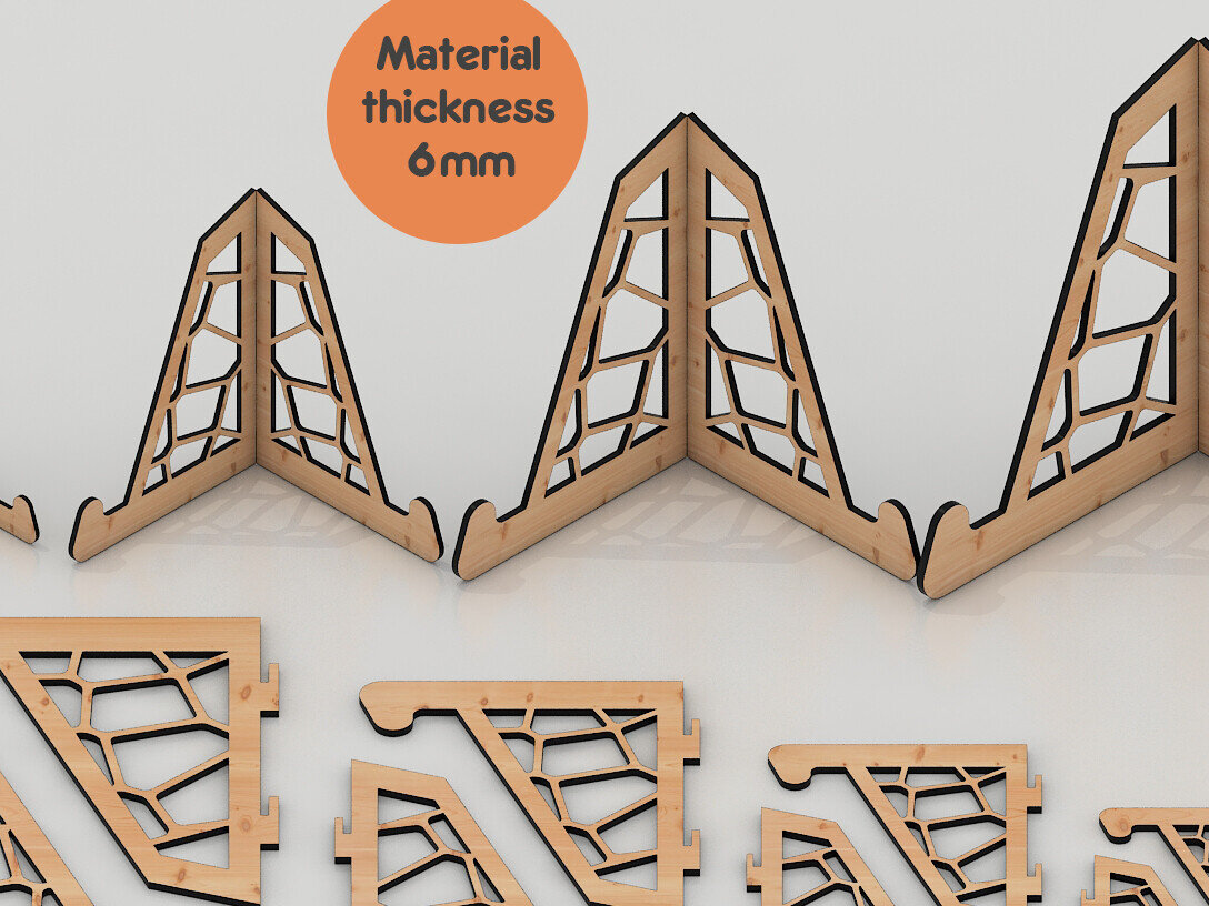 Intra απο ξύλο plywood 3mm-4mm πάχος Stand Easel Art - Lase Precision-Crafted Δίασταση 30x20 cm INTRAFABR-95613652 - Image 8