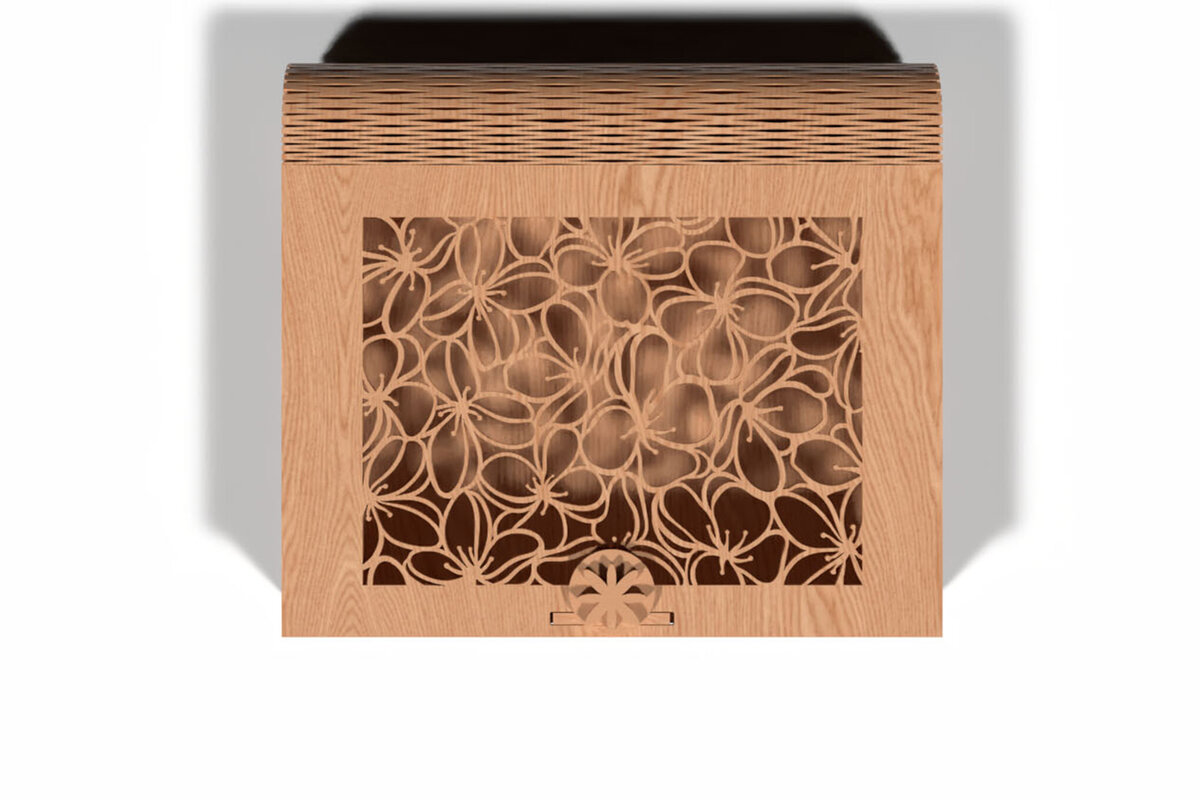 Intra απο ξύλο plywood 3mm-4mm πάχος Καλλιτεχνικό μοτίβο Box Δίασταση 30x30 cm INTRAFABR-118196514