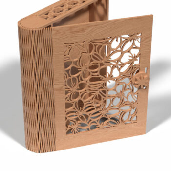 Intra απο ξύλο plywood 3mm-4mm πάχος Καλλιτεχνικό μοτίβο Box Δίασταση 30x30 cm INTRAFABR-118196514 - Image 5