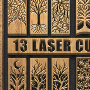 Intra απο ξύλο plywood 3mm-4mm πάχος Καλλιτεχνικά πάνελ κοπής δέντρων & λουλουδιών με λέιζερ Δίασταση 3600x5400 cm INTRAFABR-122443663