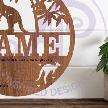 Intra απο ξύλο plywood 3mm-4mm πάχος Στατιστικά για τα νεογέννητα ζώα της Αυστραλίας Δίασταση 10x10 cm INTRAFABR-97880164 - Image 1