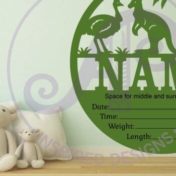 Intra απο ξύλο plywood 3mm-4mm πάχος Στατιστικά για τα νεογέννητα ζώα της Αυστραλίας Δίασταση 10x10 cm INTRAFABR-97880164 - Image 2