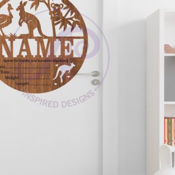 Intra απο ξύλο plywood 3mm-4mm πάχος Στατιστικά για τα νεογέννητα ζώα της Αυστραλίας Δίασταση 10x10 cm INTRAFABR-97880164 - Image 4