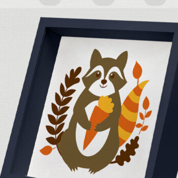 Intra απο ξύλο plywood 3mm-4mm πάχος Φθινοπωρινό , Φθινόπωρο πολλαπλών επιπέδων Δίασταση 25x25 cm INTRAFABR-102420555 - Image 6