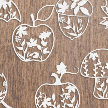 Intra απο ξύλο plywood 3mm-4mm πάχος Φθινοπωρινή δέσμη με ένα στρώμα Δίασταση 15x15 cm INTRAFABR-15539273 - Image 5