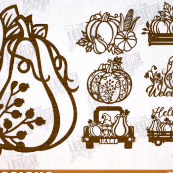 Intra απο ξύλο plywood 3mm-4mm πάχος τέχνης τοίχου φθινοπώρου | Φθινοπωρινή Δίασταση 40x40 cm INTRAFABR-103046653 - Image 1