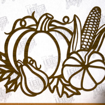 Intra απο ξύλο plywood 3mm-4mm πάχος τέχνης τοίχου φθινοπώρου | Φθινοπωρινή Δίασταση 40x40 cm INTRAFABR-103046653 - Image 3