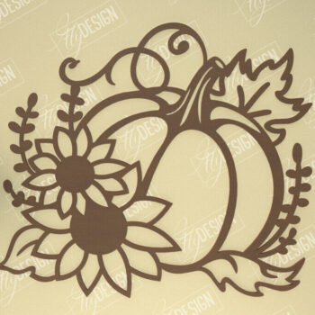 Intra απο ξύλο plywood 3mm-4mm πάχος Φθινοπωρινό κοπής με λέιζερ τοίχου Δίασταση 40x40 cm INTRAFABR-103522098 - Image 6