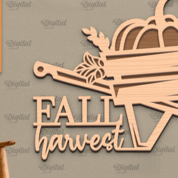 Intra απο ξύλο plywood 3mm-4mm πάχος κοπής με λέιζερ Arts για το φθινόπωρο Δίασταση 40x40 cm INTRAFABR-101755339 - Image 6