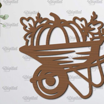 Intra απο ξύλο plywood 3mm-4mm πάχος Φθινοπωρινό Διακόσμηση Τοίχων Δέσμη κοπής με λέιζερ Δίασταση 30x20 cm INTRAFABR-101682504 - Image 4