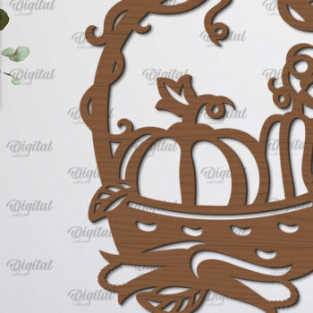 Intra απο ξύλο plywood 3mm-4mm πάχος Φθινοπωρινό Διακόσμηση Τοίχων Δέσμη κοπής με λέιζερ Δίασταση 30x20 cm INTRAFABR-101682504 - Image 9