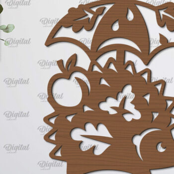 Intra απο ξύλο plywood 3mm-4mm πάχος Φθινοπωρινό Διακόσμηση Τοίχων Δέσμη κοπής με λέιζερ Δίασταση 30x20 cm INTRAFABR-101682504 - Image 10