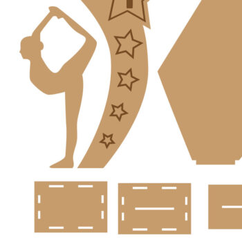 Intra απο ξύλο plywood 3mm-4mm πάχος Award Cut . Wood Trophy Δίασταση 30x20 cm INTRAFABR-83372152 - Image 2