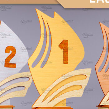 Intra απο ξύλο plywood 3mm-4mm πάχος Award Cut . Wood Trophy Δίασταση 30x20 cm INTRAFABR-83372152 - Image 5