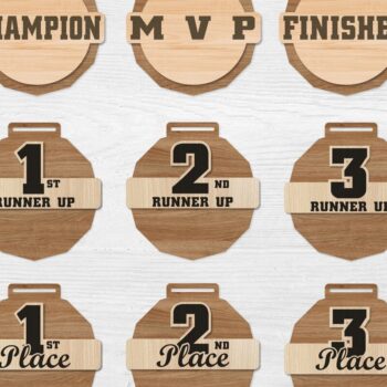 Intra απο ξύλο plywood 3mm-4mm πάχος Βραβείο  File - Πρωταθλητής, MVP Δίασταση 30x20 cm INTRAFABR-115612584 - Image 3