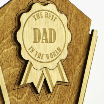 Intra απο ξύλο plywood 3mm-4mm πάχος Τρόπαιο Βραβείου. κοπής με λέιζερ. Δίασταση 15x15 cm INTRAFABR-82471219 - Image 6