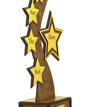 Intra απο ξύλο plywood 3mm-4mm πάχος Βραβείο Τρόπαιο. κοπής με λέιζερ Δίασταση 15x15 cm INTRAFABR-82470676 - Image 4