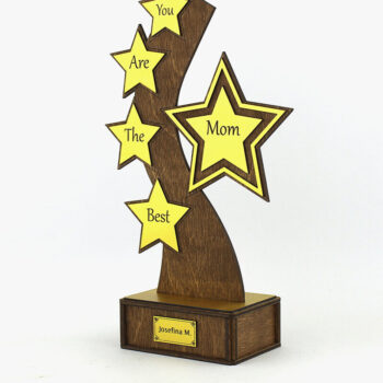 Intra απο ξύλο plywood 3mm-4mm πάχος Βραβείο Τρόπαιο. κοπής με λέιζερ Δίασταση 15x15 cm INTRAFABR-82470676 - Image 6