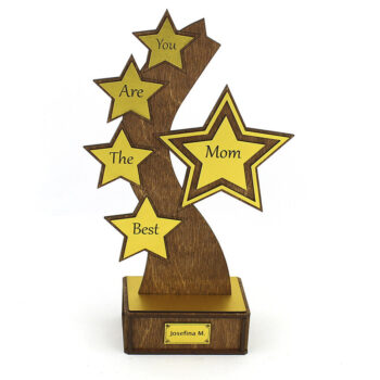 Intra απο ξύλο plywood 3mm-4mm πάχος Βραβείο Τρόπαιο. κοπής με λέιζερ Δίασταση 15x15 cm INTRAFABR-82470676 - Image 7