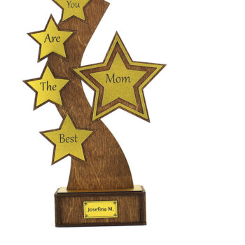 Intra απο ξύλο plywood 3mm-4mm πάχος Βραβείο Τρόπαιο. κοπής με λέιζερ Δίασταση 15x15 cm INTRAFABR-82470676 - Image 8