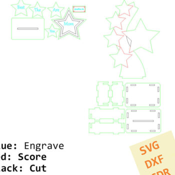 Intra απο ξύλο plywood 3mm-4mm πάχος Βραβείο Τρόπαιο. κοπής με λέιζερ Δίασταση 15x15 cm INTRAFABR-82470676 - Image 9