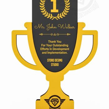 Intra απο ξύλο plywood 3mm-4mm πάχος Award Trophy κοπής με λέιζερ Δίασταση 9x1 cm INTRAFABR-119476537 - Image 3