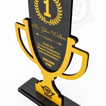 Intra απο ξύλο plywood 3mm-4mm πάχος Award Trophy κοπής με λέιζερ Δίασταση 9x1 cm INTRAFABR-119476537 - Image 4
