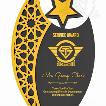 Intra απο ξύλο plywood 3mm-4mm πάχος Award Trophy κοπής με λέιζερ Δίασταση 9x1 cm INTRAFABR-119476540 - Image 3