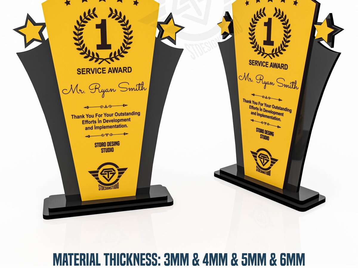 Intra απο ξύλο plywood 3mm-4mm πάχος Award Trophy κοπής με λέιζερ Δίασταση 9x1 cm INTRAFABR-119476530