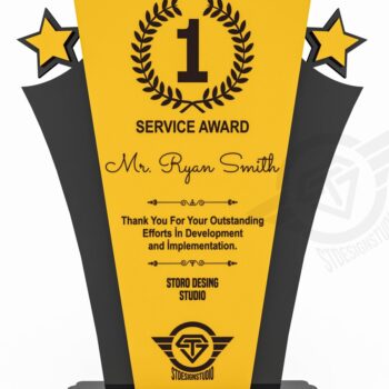 Intra απο ξύλο plywood 3mm-4mm πάχος Award Trophy κοπής με λέιζερ Δίασταση 9x1 cm INTRAFABR-119476530 - Image 3