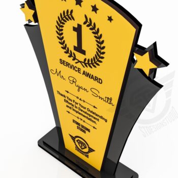 Intra απο ξύλο plywood 3mm-4mm πάχος Award Trophy κοπής με λέιζερ Δίασταση 9x1 cm INTRAFABR-119476530 - Image 4