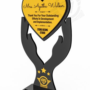 Intra απο ξύλο plywood 3mm-4mm πάχος Award Trophy κοπής με λέιζερ Δίασταση 15x15 cm INTRAFABR-119476525 - Image 2