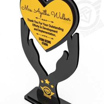 Intra απο ξύλο plywood 3mm-4mm πάχος Award Trophy κοπής με λέιζερ Δίασταση 15x15 cm INTRAFABR-119476525 - Image 4