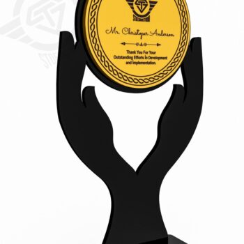 Intra απο ξύλο plywood 3mm-4mm πάχος Award Trophy κοπής με λέιζερ Δίασταση 15x15 cm INTRAFABR-119476541 - Image 3