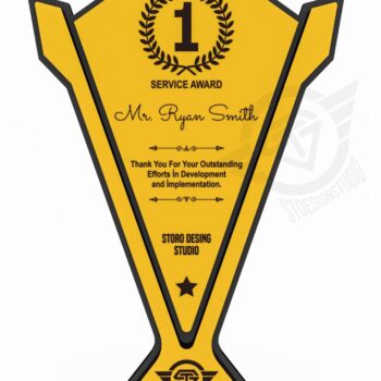 Intra απο ξύλο plywood 3mm-4mm πάχος Award Trophy κοπής με λέιζερ Δίασταση 9x1 cm INTRAFABR-119476529 - Image 3