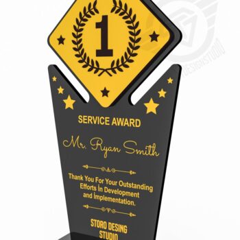 Intra απο ξύλο plywood 3mm-4mm πάχος Award Trophy κοπής με λέιζερ Δίασταση 9x1 cm INTRAFABR-119476532 - Image 2