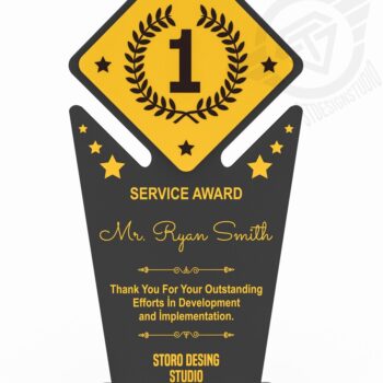 Intra απο ξύλο plywood 3mm-4mm πάχος Award Trophy κοπής με λέιζερ Δίασταση 9x1 cm INTRAFABR-119476532 - Image 3