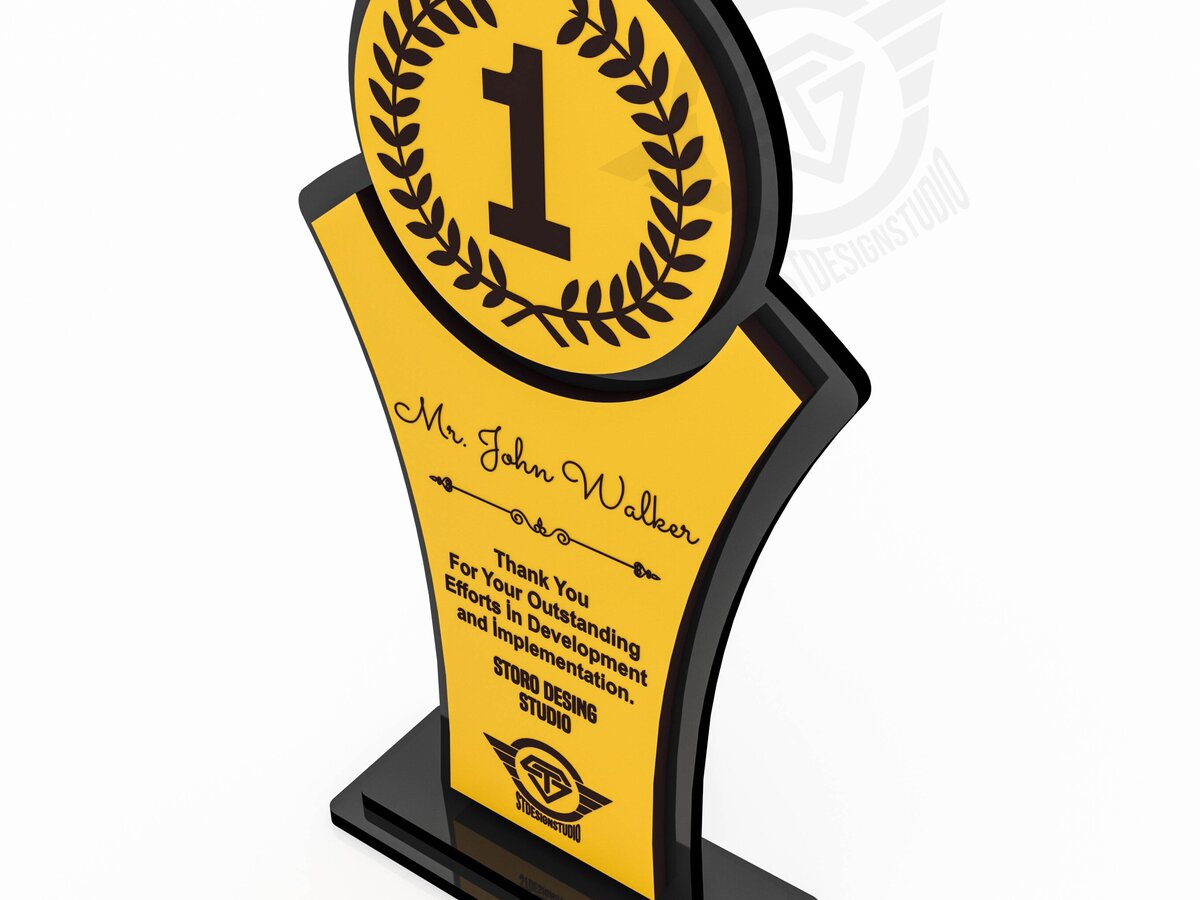 Intra απο ξύλο plywood 3mm-4mm πάχος Award Trophy κοπής με λέιζερ Δίασταση 15x15 cm INTRAFABR-119476536 - Image 4