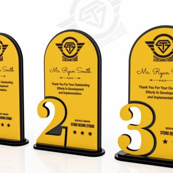 Intra απο ξύλο plywood 3mm-4mm πάχος Award Trophy κοπής με λέιζερ Δίασταση 7x1 cm INTRAFABR-119476526 - Image 2