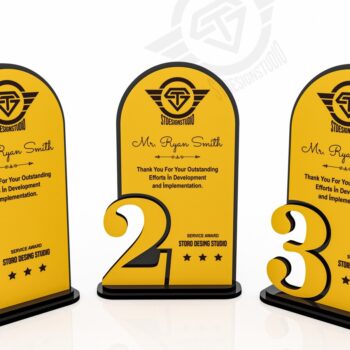 Intra απο ξύλο plywood 3mm-4mm πάχος Award Trophy κοπής με λέιζερ Δίασταση 7x1 cm INTRAFABR-119476526 - Image 3