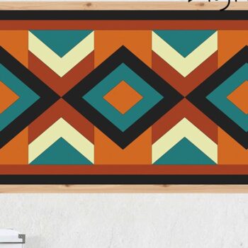 Intra απο ξύλο plywood 3mm-4mm πάχος κοπής με λέιζερ Aztec Barn Quilt Δίασταση 15x15 cm INTRAFABR-37056391 - Image 4