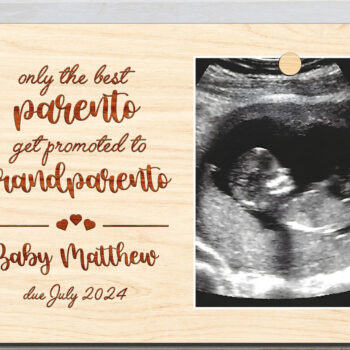 Intra απο ξύλο plywood 3mm-4mm πάχος Ανακοίνωση για το μωρό γιαγιά και γιαγιά Δίασταση 20x30 cm INTRAFABR-97025249 - Image 1