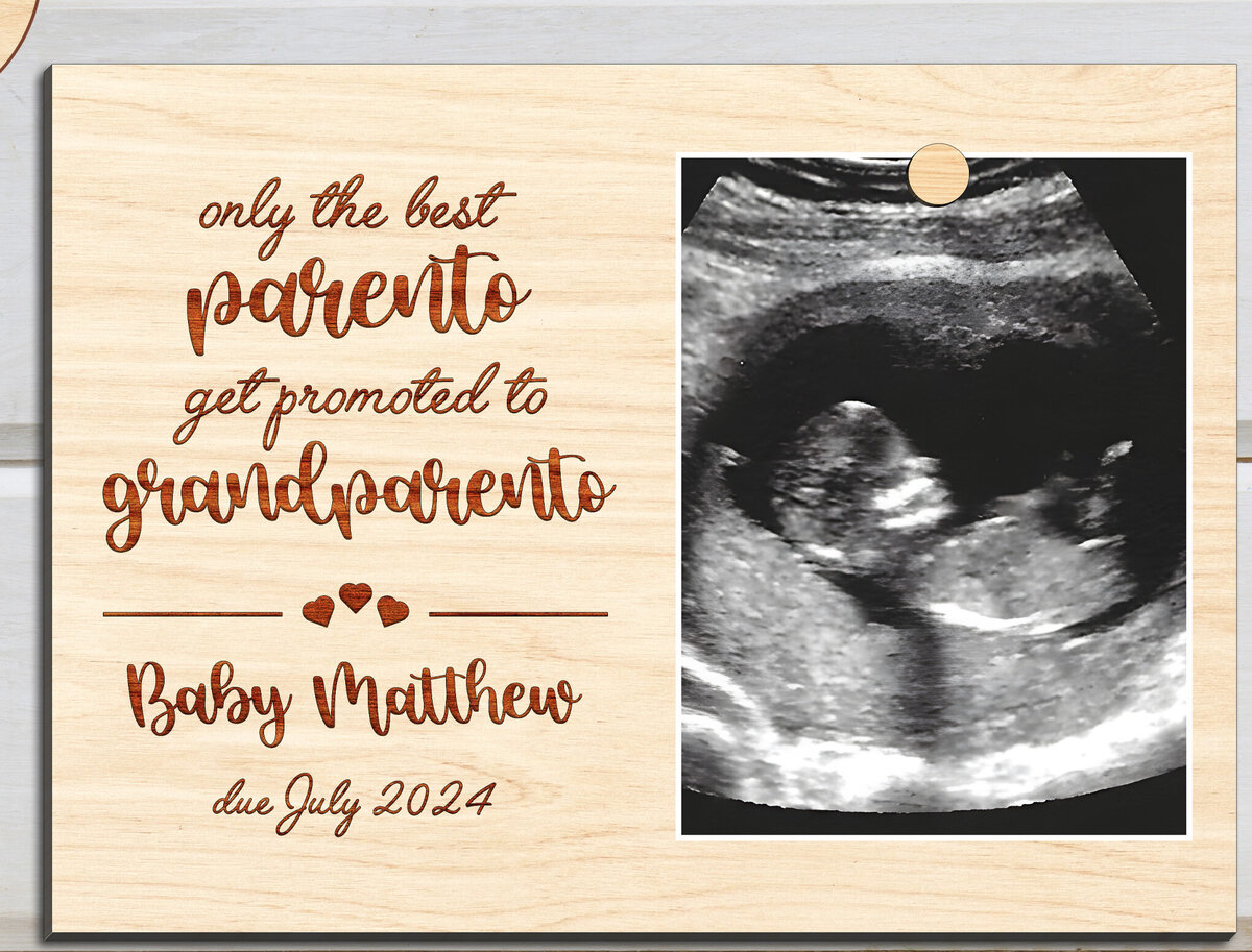 Intra απο ξύλο plywood 3mm-4mm πάχος Ανακοίνωση για το μωρό γιαγιά και γιαγιά Δίασταση 20x30 cm INTRAFABR-97025249