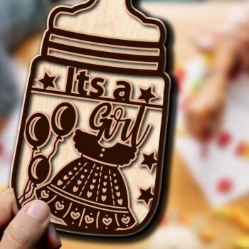 Intra απο ξύλο plywood 3mm-4mm πάχος Baby Ανακοίνωση Mega Δίασταση 15x15 cm INTRAFABR-69855660 - Image 6