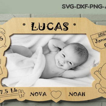 Intra απο ξύλο plywood 3mm-4mm πάχος Ανακοίνωση μωρού 267 Δίασταση 20x30 cm INTRAFABR-118683406 - Image 1