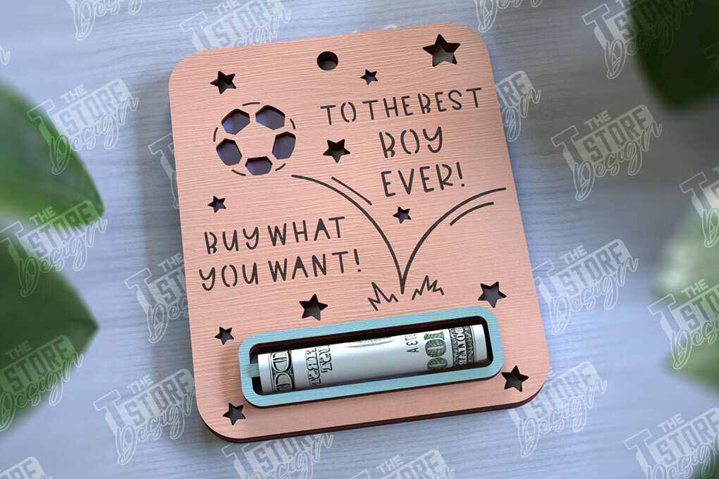 Intra απο ξύλο plywood 3mm-4mm πάχος Baby Boy Money Card | Ευχετήρια κάρτα |CNC Δίασταση 10×20 cm INTRAFABR-97158909