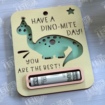 Intra απο ξύλο plywood 3mm-4mm πάχος Baby Boy Money Card | Ευχετήρια κάρτα |CNC Δίασταση 10x20 cm INTRAFABR-97158927 - Image 1