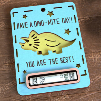 Intra απο ξύλο plywood 3mm-4mm πάχος Baby Boy Money Card | Ευχετήρια κάρτα |CNC Δίασταση 10x20 cm INTRAFABR-97155206 - Image 1