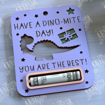 Intra απο ξύλο plywood 3mm-4mm πάχος Baby Boy Money Card | Ευχετήρια κάρτα |CNC Δίασταση 10x20 cm INTRAFABR-97158956 - Image 1